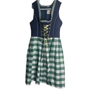 Woman Tracheotomy Drindl Dress EU 36 US 6 German Oktoberfest Costumes Bavarian